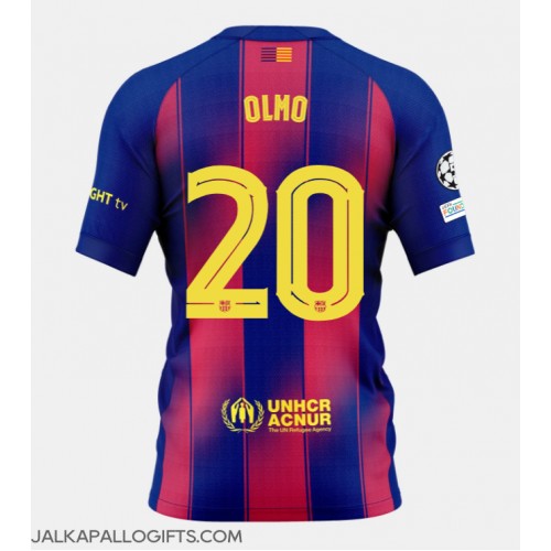 Barcelona Dani Olmo #20 Kotipaita 2025-26 Lyhythihainen Barcelona Dani Olmo #20 Kotipaita 2025-26 Lyhythihainen